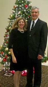 Lefty and me at his company Christmas party this year.